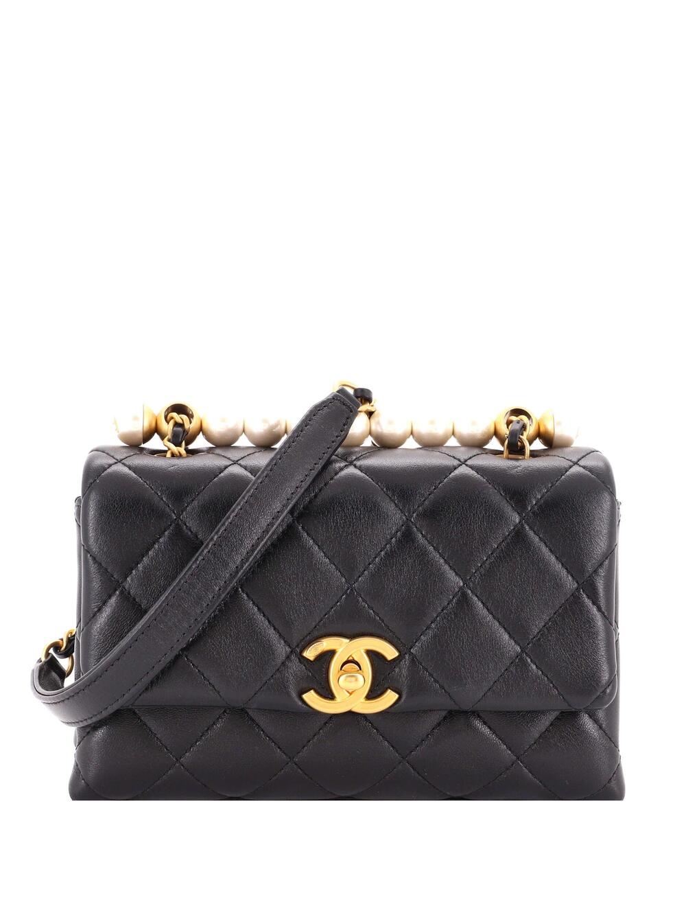 Chanel Chic Pearls Flap Bag Quilted #357199C47B